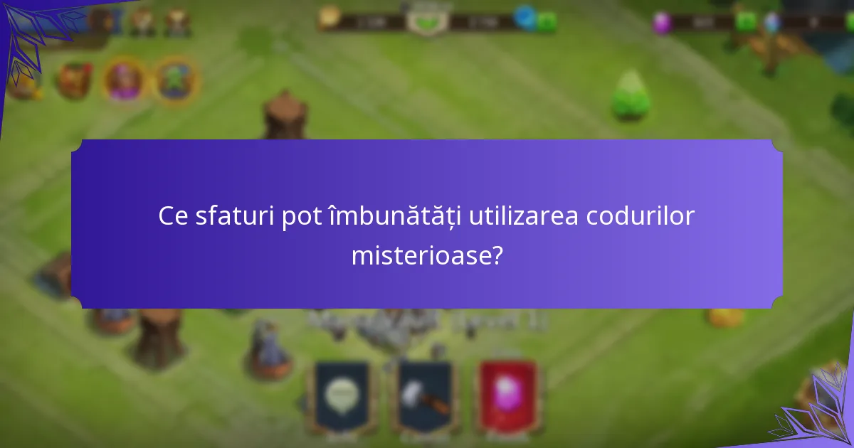 Cum pot jucătorii să folosească codurile misterioase din Castle Clash?