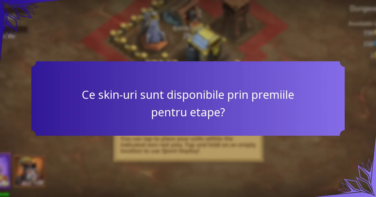 Ce recompense unice pot câștiga jucătorii din evenimentele pentru etape?