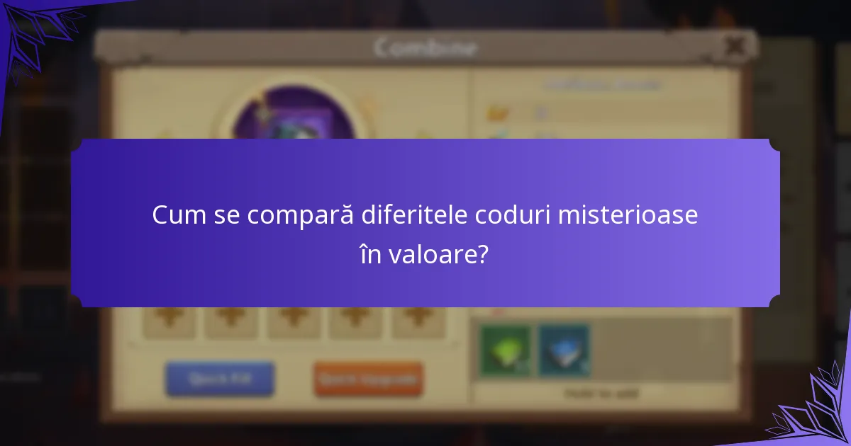 Ce sfaturi pot îmbunătăți utilizarea codurilor misterioase?